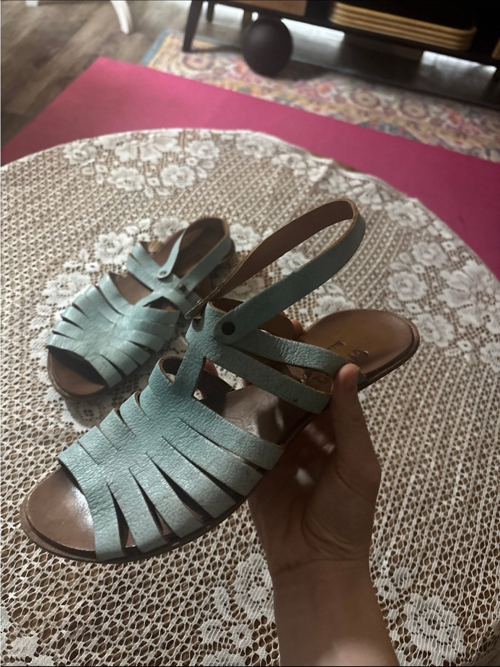 Cydwoq vintage leather sandals 38 - Picture 2 of 7